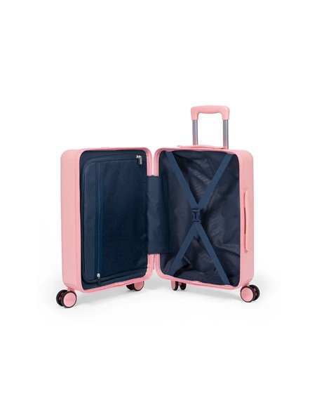 Troler avion Milan 62645P, 55 cm, Roz