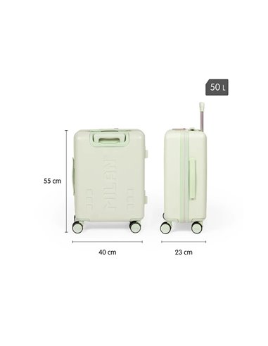 Troler avion Milan 62645GR, 55 cm, Verde