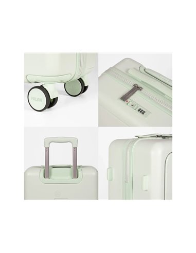 Troler avion Milan 62645GR, 55 cm, Verde