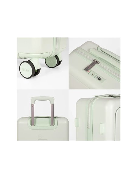Troler avion Milan 62645GR, 55 cm, Verde