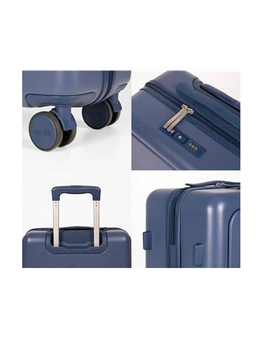 Troler avion Milan 62645B, 55 cm, Albastru