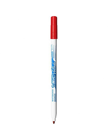 Marker BIC Velleda 1721, rosu, 24 buc/cutie,841840