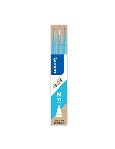 Rezerva roller Pilot Frixion Ball, 0.7 mm, bleu, 3 bucati/set