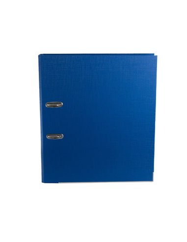 Biblioraft plastifiat A4 Optima Classic, 7.5 cm, Albastru