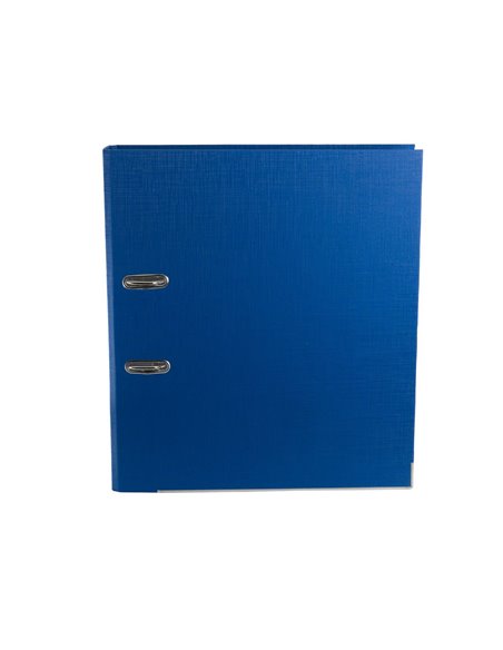 Biblioraft plastifiat A4 Optima Classic, 7.5 cm, Albastru