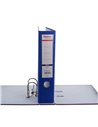 Biblioraft plastifiat A4 Optima Classic, 7.5 cm, Albastru