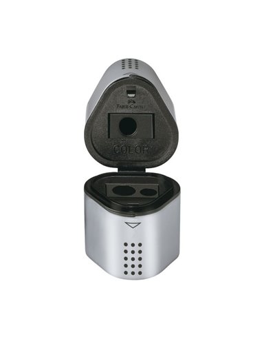 Ascutitoare tripla grip 2001 gri faber-castell.