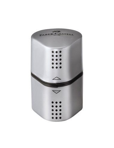 Ascutitoare tripla grip 2001 gri faber-castell.