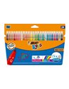 Carioci ultralavabile kid coulur BIC 841800, 24 culori