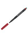 Marker permanent F Multimark Faber-Castell FC151321, Rosu