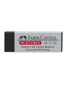 Radiera Creion Faber-Castell Dust Free, 63 x 22 x 12 mm, Negru