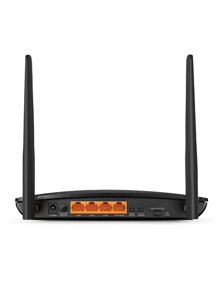ROUTER TP-LINK wireless. 4G LTE (desktop), 1600Mbps. 3 porturi 10/100/1000Mbps + 1 WAN/LAN Gigabit, Dual Band "Archer MR600" (in