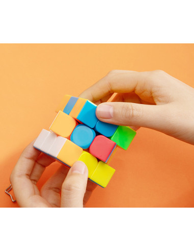 DLEH728,Cub magic color Deli, 3 x 3 x 3