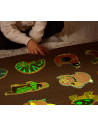 DLEH746,Puzzle geanta cadou 359 piese Deli, efect luminos - Univers