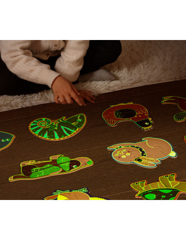 DLEH745,Puzzle geanta cadou Deli, 212 piese efect luminos - valea muzicala