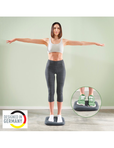 LZ65390089,Pernuta ergonomica pentru scaun Ergo Leitz, Gri Carbune