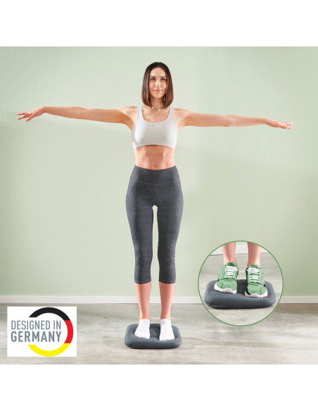 LZ65390089,Pernuta ergonomica pentru scaun Ergo Leitz, Gri Carbune