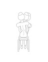 LZ65390089,Pernuta ergonomica pentru scaun Ergo Leitz, Gri Carbune
