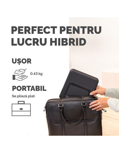 FE100016558,Suport ergonomic pentru laptop Fellowes Breyta, Negru