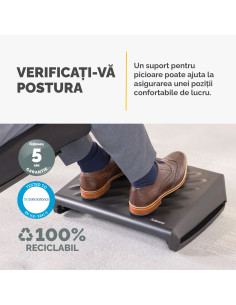 FE100016562,Suport ergonomic pentru picioare Fellowes Breyta, Negru 2