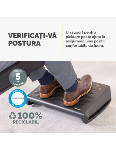 FE100016562,Suport ergonomic pentru picioare Fellowes Breyta, Negru