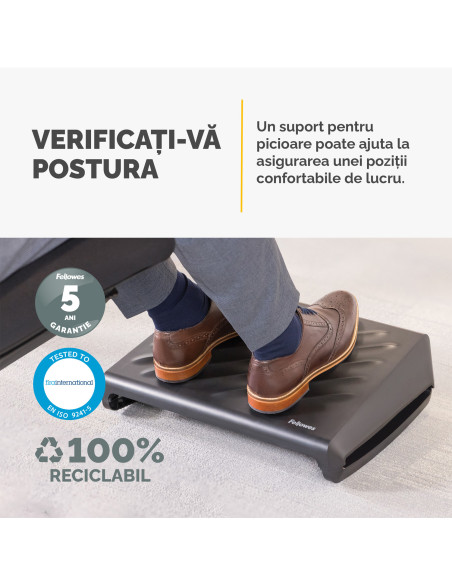 FE100016562,Suport ergonomic pentru picioare Fellowes Breyta, Negru