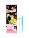 DLEH780-1,Set creativ 14 semne de carte carton razuibil Deli - Printese
