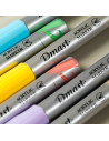 DLEC351,Set 6 buc x Markere acrilice Pebeo Dmast, 2 mm, culori metalizate pastel