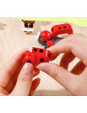 DLEH740,Blocuri constructii tip lego Deli, model insecte asortate