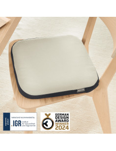 LZ65400085,Pernuta ergonomica scaun ergo Leitz cu husa lavabila, Gri pastel 2
