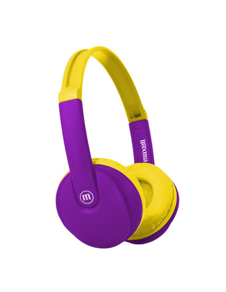 348366,Casti fara fir bluetooth hp-bt350 kidz violet/galben maxell