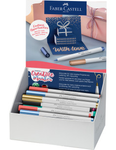 FC161114,Display 50 markere creative goldfaber b faber-castell
