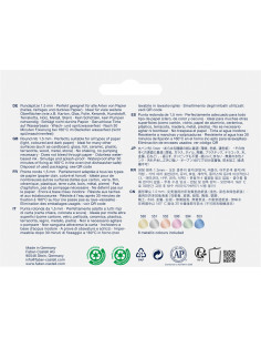 FC161107,Set 6 markere creative goldfaber culori metalizate 1.5mm faber-castell 2
