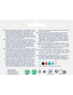 FC160906,Set 6 markere creative goldfaber caligrafic c bold faber-castell 2
