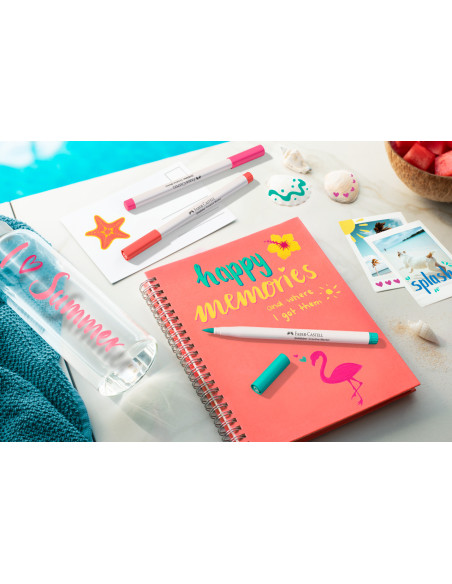 FC161013,Set 6 markere creative goldfaber holiday vibes b faber-castell