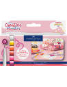 FC160602,Set 6 markere creative goldfaber sweet moments 1.5mm faber-castell