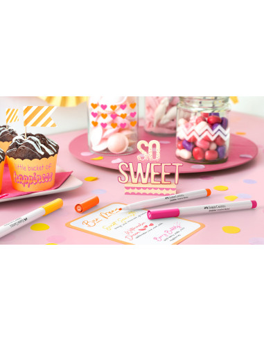 FC160602,Set 6 markere creative goldfaber sweet moments 1.5mm faber-castell