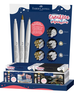 FC161118,Display festive selection markere creative goldfaber 10 seturi + 50 bucati faber-castell