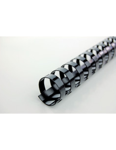 GBC4028177,Inel plastic 12mm negru pt 95 coli 100/cut gbc 2