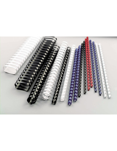 GBC4028177,Inel plastic 12mm negru pt 95 coli 100/cut gbc