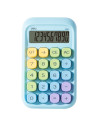 DLEM39-BL,Calculator birou 10dig taste multicolore albastru deli