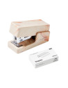 DLENS083C-PK,Capsator 12 coli 24/6 mini nusign roz marmorat deli