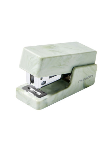 DLENS083C-GR,Capsator 12 coli 24/6 mini nusign verde marmorat deli