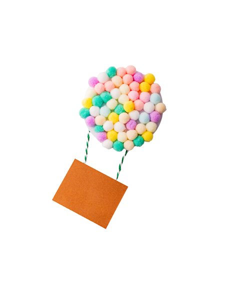 Accesorii craft –  Pom-pom mini DACO AD531, Pastel