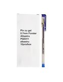 Set 12 pixuri cu gel Forster 0.7 mm, Albastru