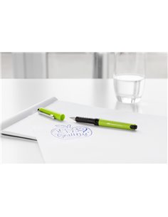 Stilou scolar vario + 6 rezerve Faber-Castell FC149898, Verde 2