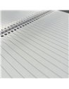 Set 6 caiete A5 Daco cu spira, dictando, 70 g/mp, 96 file, coperta plastic, Culori asortate