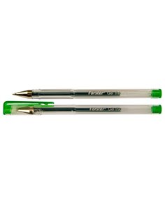 Set 12 pixuri cu gel Forster 0.7 mm, Verde 2