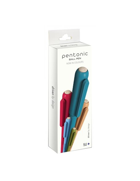 Set 5 pixuri Pentonic Colors, 0.7 mm, mina albastra
