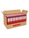 Set 25 Bibliorafturi A4 Noki, 7.5 cm, Rosii